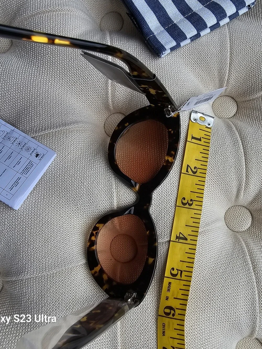 New! J.Crew Cateye Cat Retro Florence Sunglasses Tortoise Amber Brown Lenses NWT